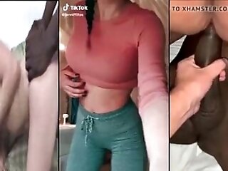 Tiktok, Stretch Pants Cameltoe And Big Black Cock Cheating Slave