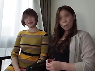 Two Wives Making G/g Have Fun And It Turns Into A Threesome!