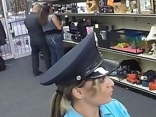 Real Pawnshop First-timer Cockriding On Spycam