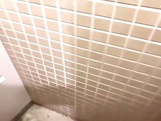 Sneaking Into The Public Mens Restroom! Masturbating For A Lengthy Time Even However Guys Are Here